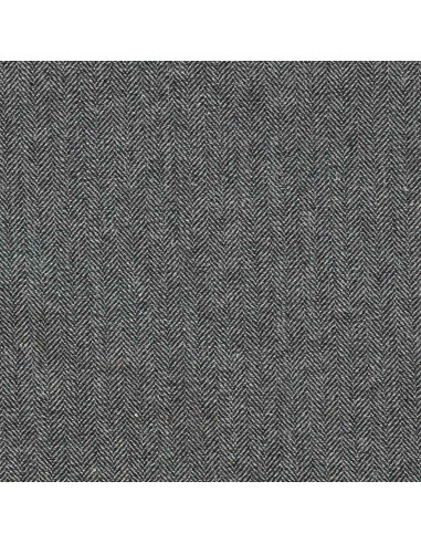 Tela de lana tweed para abrigo - Gris medio