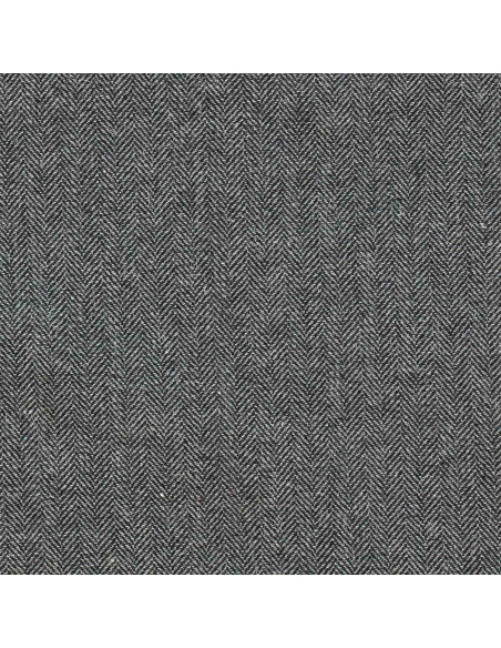 Tela de lana tweed para abrigo - Gris medio