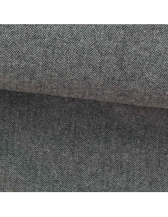 Tela de lana tweed para abrigo - Gris claro