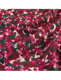 Tejido viscosa Granite Bordeaux - Églantine & Zoé