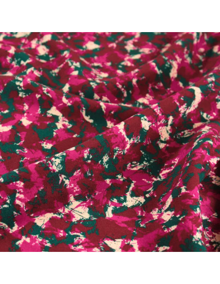 Tejido viscosa Granite Bordeaux - Églantine & Zoé