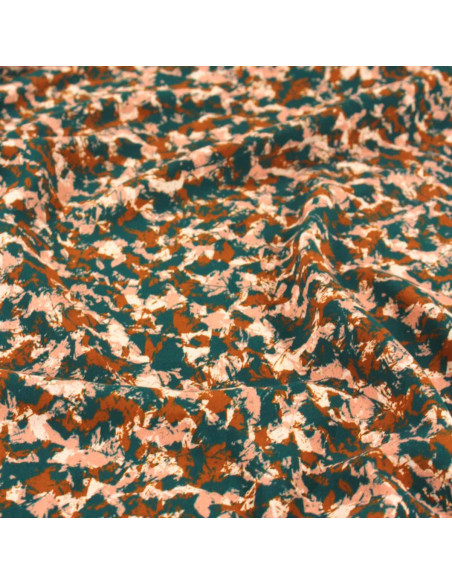 Tejido viscosa Granite Verde - Églantine & Zoé