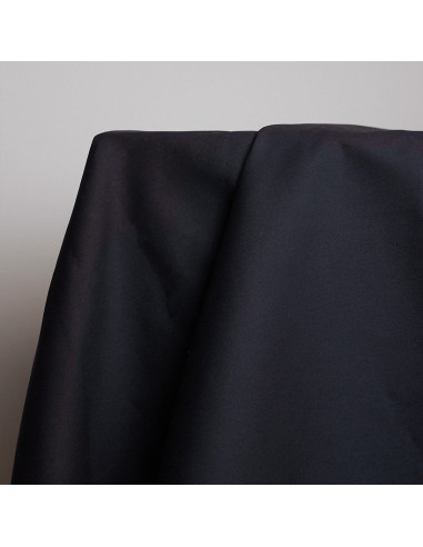 Tejido de algodón repelente al agua Trench Deep Charcoal - Atelier Brunette