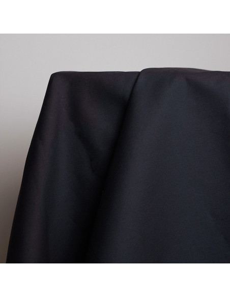 Tejido de algodón repelente al agua Trench Deep Charcoal - Atelier Brunette