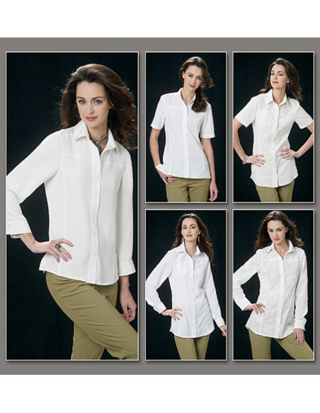 Patrón de blusa - Vogue 8689