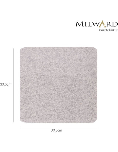 Alfombra de planchado de lana 30,5 cm x 30,5 cm Milward