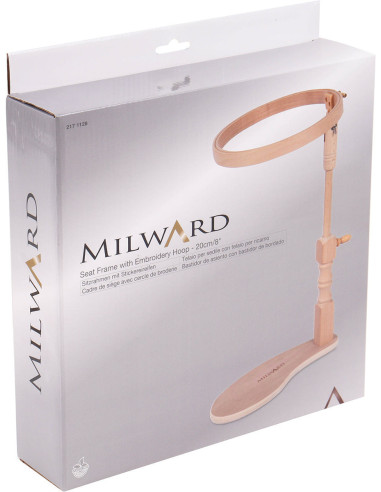 Tambor de bordado bajo muslo con aro de bordado Milward