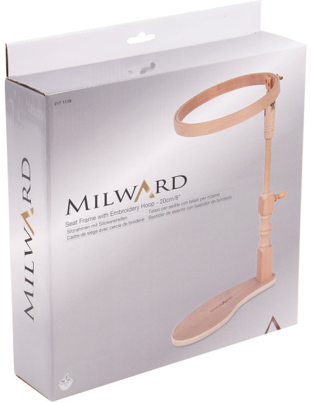 Tambor de bordado bajo muslo con aro de bordado Milward