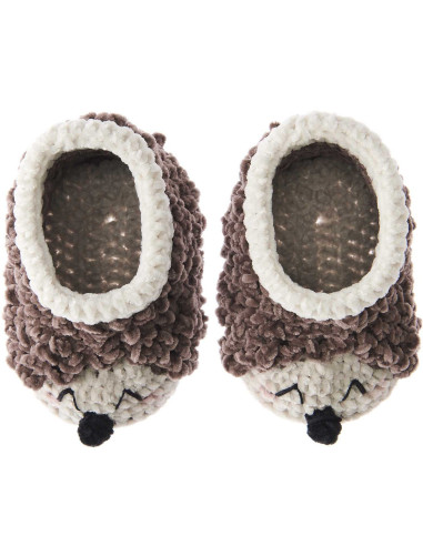 Kit de crochet Patucos para bebé - Erizo