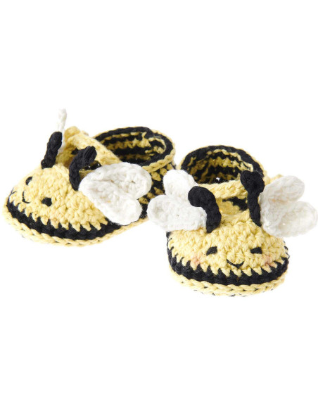 Kit de crochet para botines de bebé - Abeja