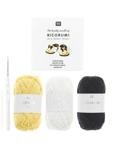 Kit de crochet para botines de bebé - Abeja