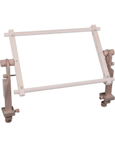 Pinza de mesa ajustable para bastidor de tapicería y punto de cruz
