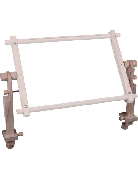 Pinza de mesa ajustable para bastidor de tapicería y punto de cruz