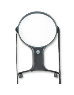 Lupa manos libres luminosa ajustable con cordón Magnishine Carson Optical