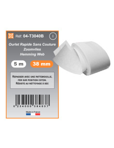 Dobladillo rápido sin costura - 38 mm x 5 m