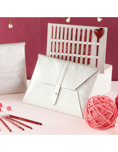 Estuche de ganchillos tunecinos Amore KnitPro