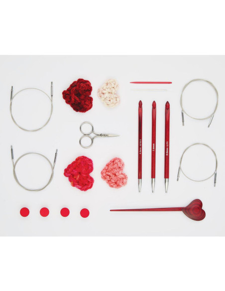Estuche de ganchillos tunecinos Amore KnitPro