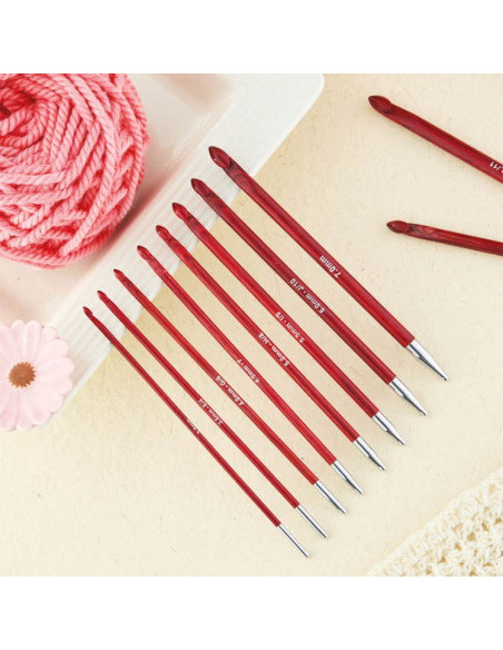 Estuche de ganchillos tunecinos Amore KnitPro