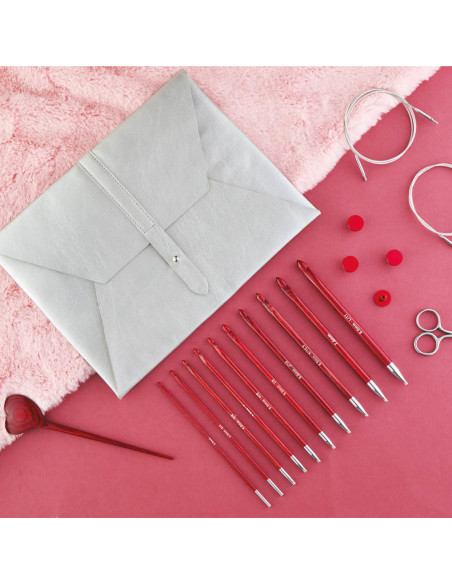 Estuche de ganchillos tunecinos Amore KnitPro