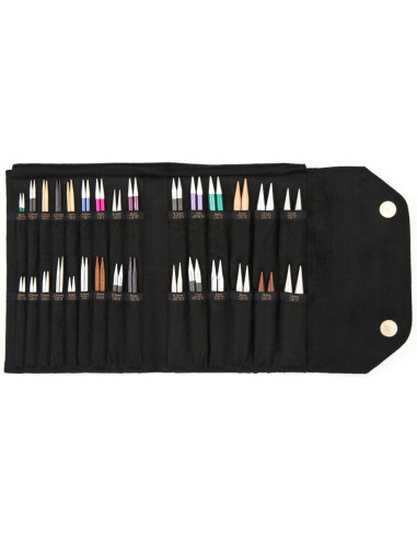 Estuche de almacenamiento para agujas intercambiables KntiPro - Negro
