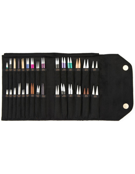 Estuche de almacenamiento para agujas intercambiables KntiPro - Negro