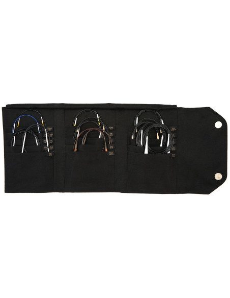 Estuche de almacenamiento para agujas circulares KntiPro - Negro