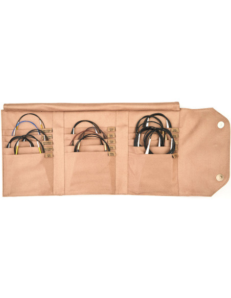 Estuche de almacenamiento para agujas circulares KnitPro - Arcilla