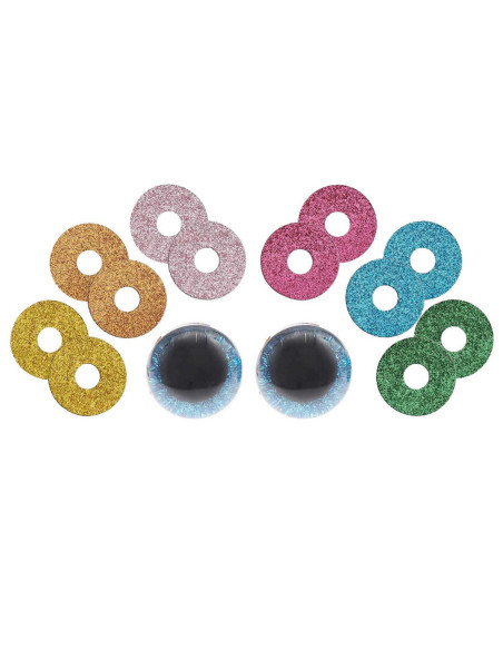 Ojos de seguridad 6 colores Ricorumi 30 mm - 1 par