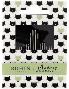 Libreta de 20 agujas para coser y remendar Bohin x Audrey Jeanne