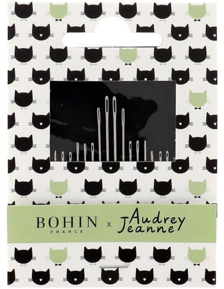 Libreta de 20 agujas para coser y remendar Bohin x Audrey Jeanne
