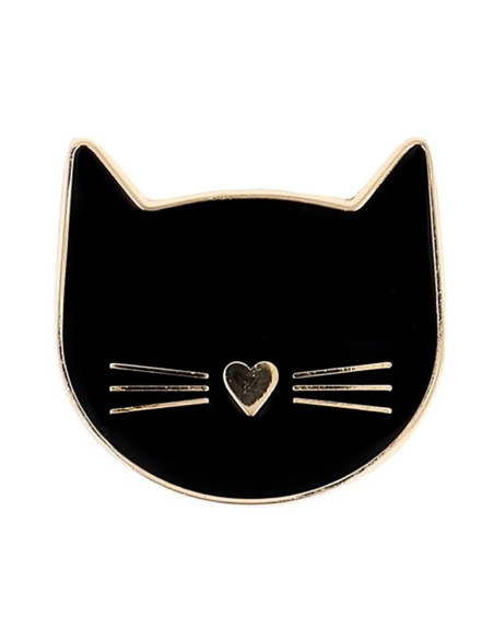 Portaagujas magnético Bohin - Gato negro