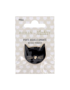 Portaagujas magnético Bohin - Gato negro 2