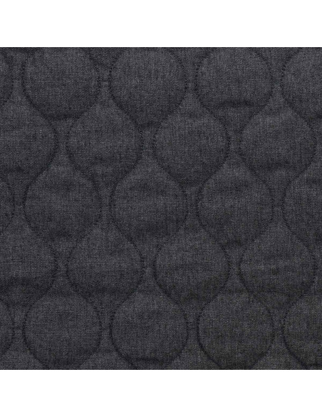 Tejido de algodón acolchado wave - Denim chambray