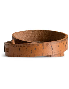 Regla flexible de cuero Muud Fibi - Whisky 2