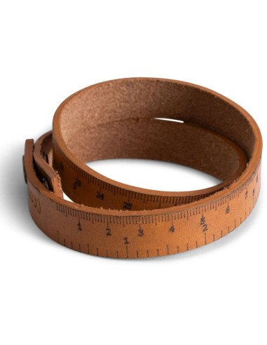 Regla flexible de cuero Muud Fibi - Whisky