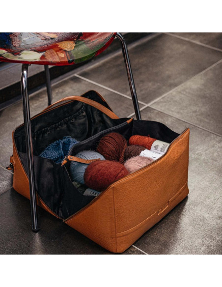 Bolso bandolera Muud Cleo XL - Whisky