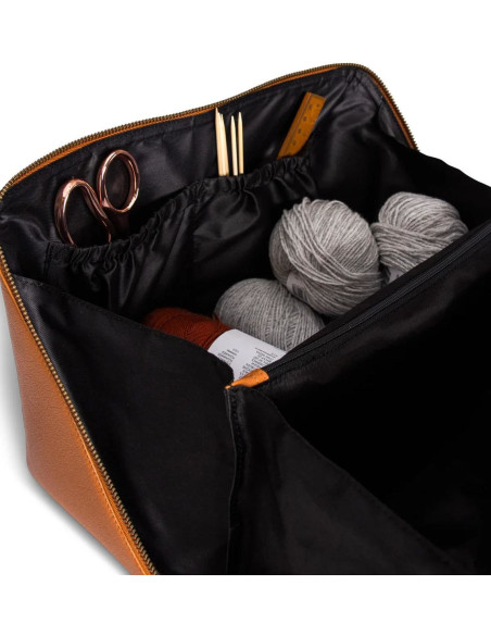 Bolso bandolera Muud Cleo XL - Whisky