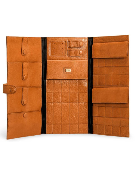 Estuche para agujas de tejer Muud Lucy - Whisky