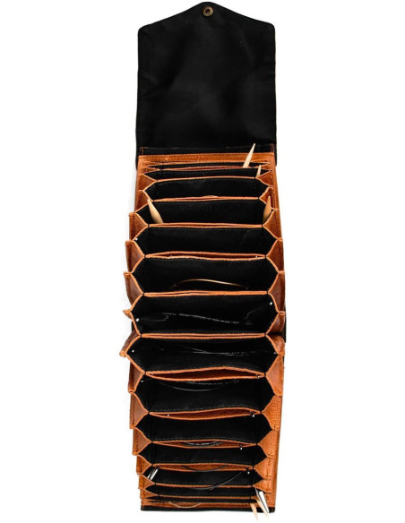 Estuche para agujas intercambiables Muud Betina XL - Whisky