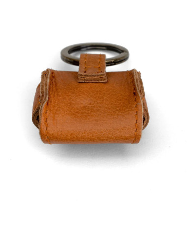 Funda de cuero para cinta métrica Muud Malmö - Whisky