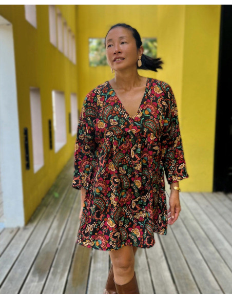 Tejido de viscosa flameado Bohemio - My Dress Made