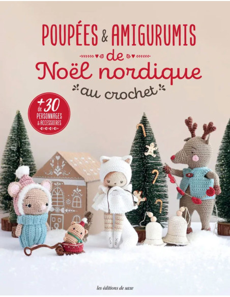 Libro de muñecas y amigurumis navideños nórdicos a crochet