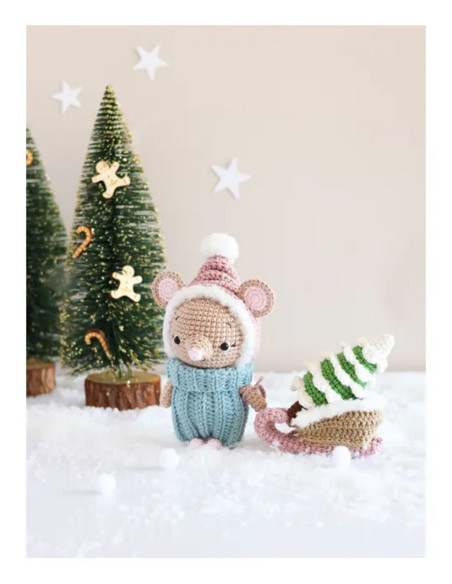 Libro de muñecas y amigurumis navideños nórdicos a crochet