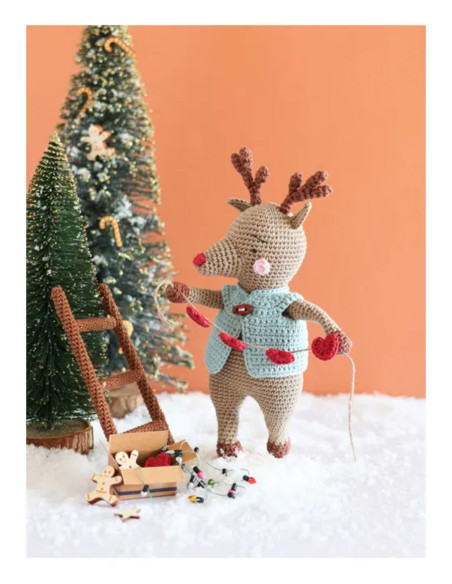 Libro de muñecas y amigurumis navideños nórdicos a crochet