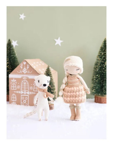 Libro de muñecas y amigurumis navideños nórdicos a crochet