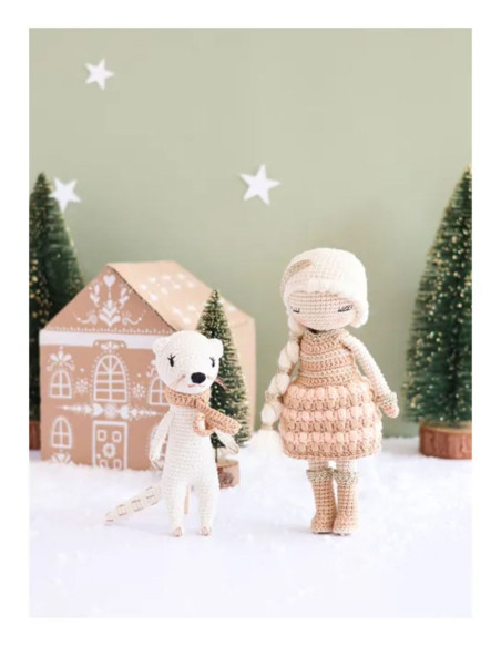 Libro de muñecas y amigurumis navideños nórdicos a crochet