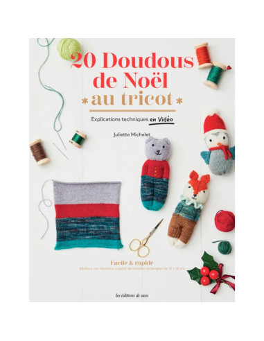 Libro 20 muñecos de Navidad de punto