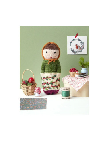 Libro 20 muñecos de Navidad de punto