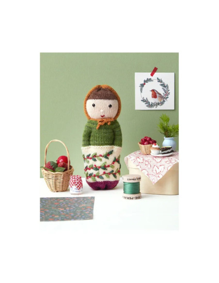 Libro 20 muñecos de Navidad de punto
