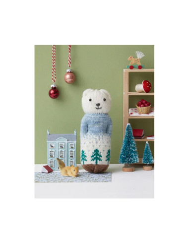 Libro 20 muñecos de Navidad de punto
